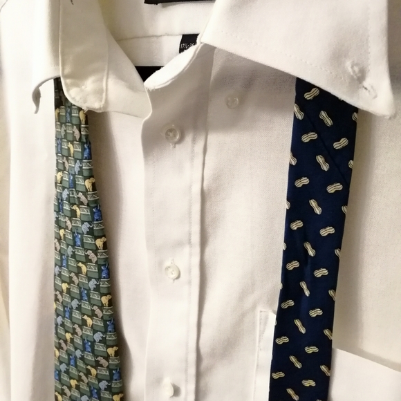 Tommy Hilfiger Silk Conversational Tie, Vintage - Picture 8 of 8